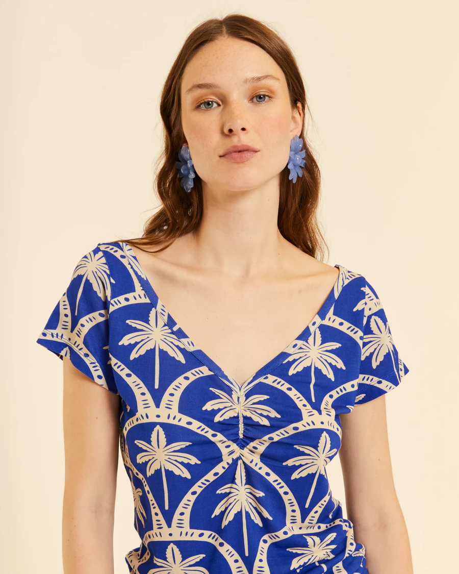 Top con fruncido Casablanca