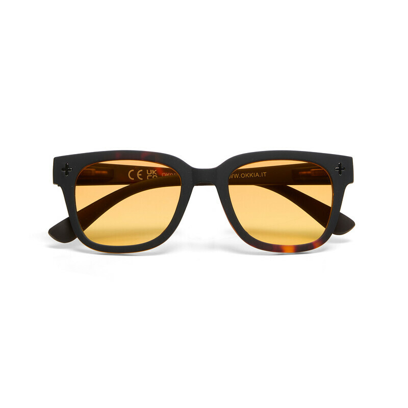 [OK012B3H-YE] GIOVANNI - Black Havana - Yellow lens