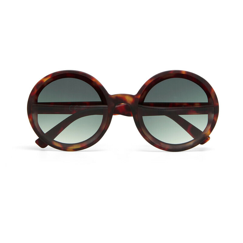 [OK014CH-GR] MONICA - Havana - Green lens