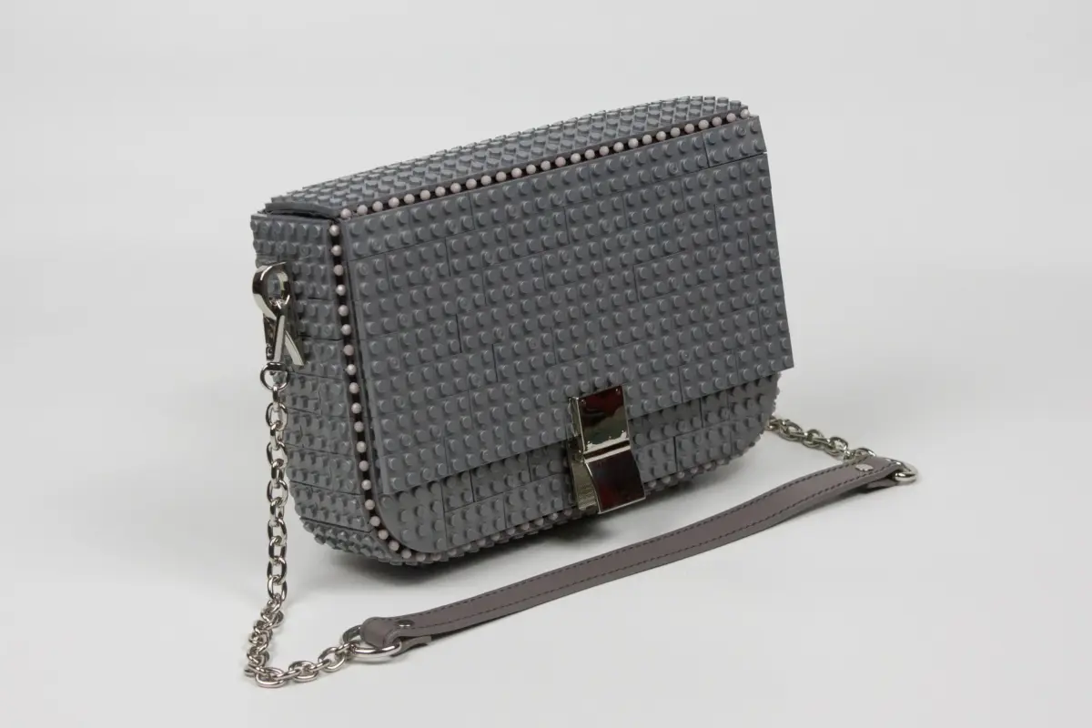 BOLSO CLIP TEST CARD PLATA - BAG&BLOCK
