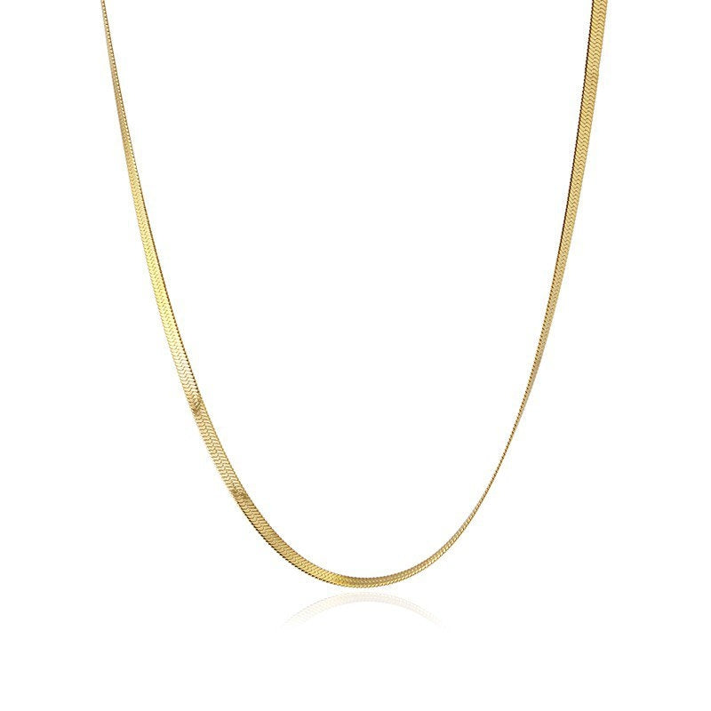 Collar Mel en Dorado, bisutería de acero de la colección Essentials — Tiendas Via Vai Estepona