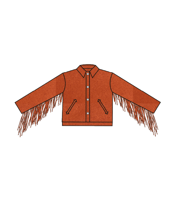 Cazadora Recta Flecos de Lolina – colección Otoño/Invierno 2026 | Tiendas Via Vai