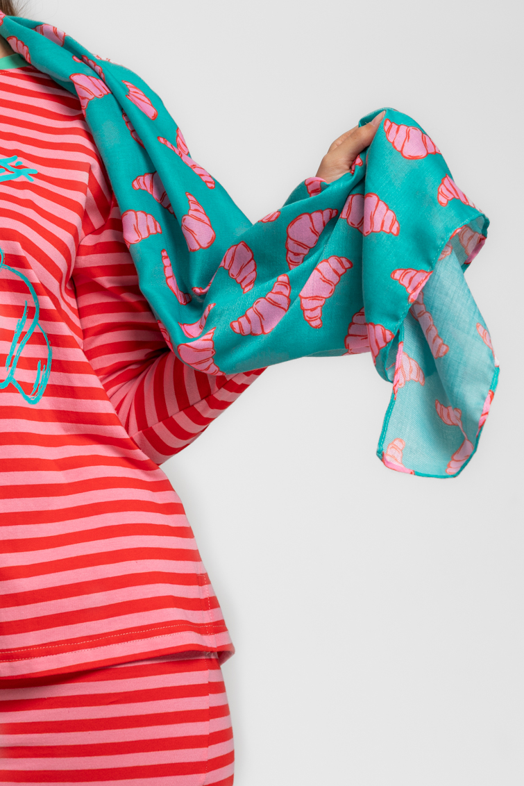 Pañuelo 70x180 de Lolina – colección CROISSANT | Tiendas Via Vai