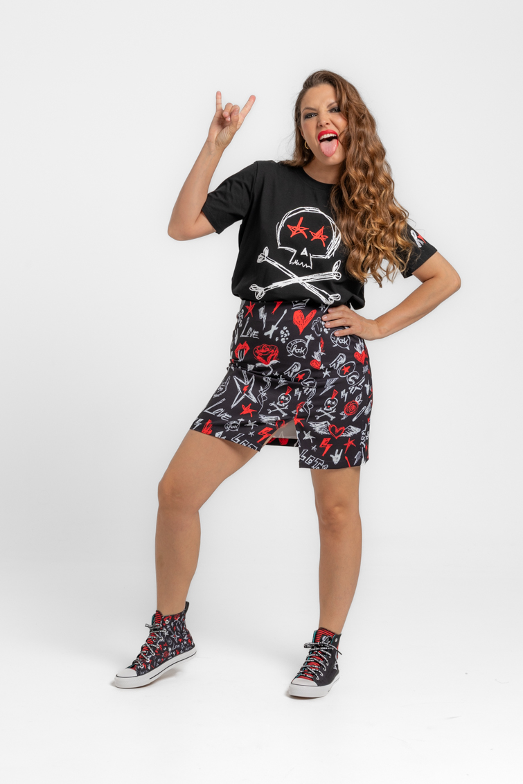 Camiseta Unisex de Lolina – colección ROCK AND ROLL | Tiendas Via Vai