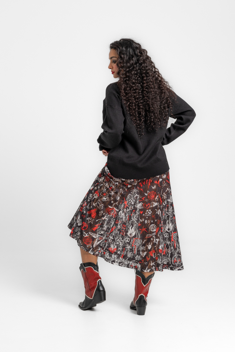 Suéter Oversize de Lolina – colección ROCK AND ROLL | Tiendas Via Vai