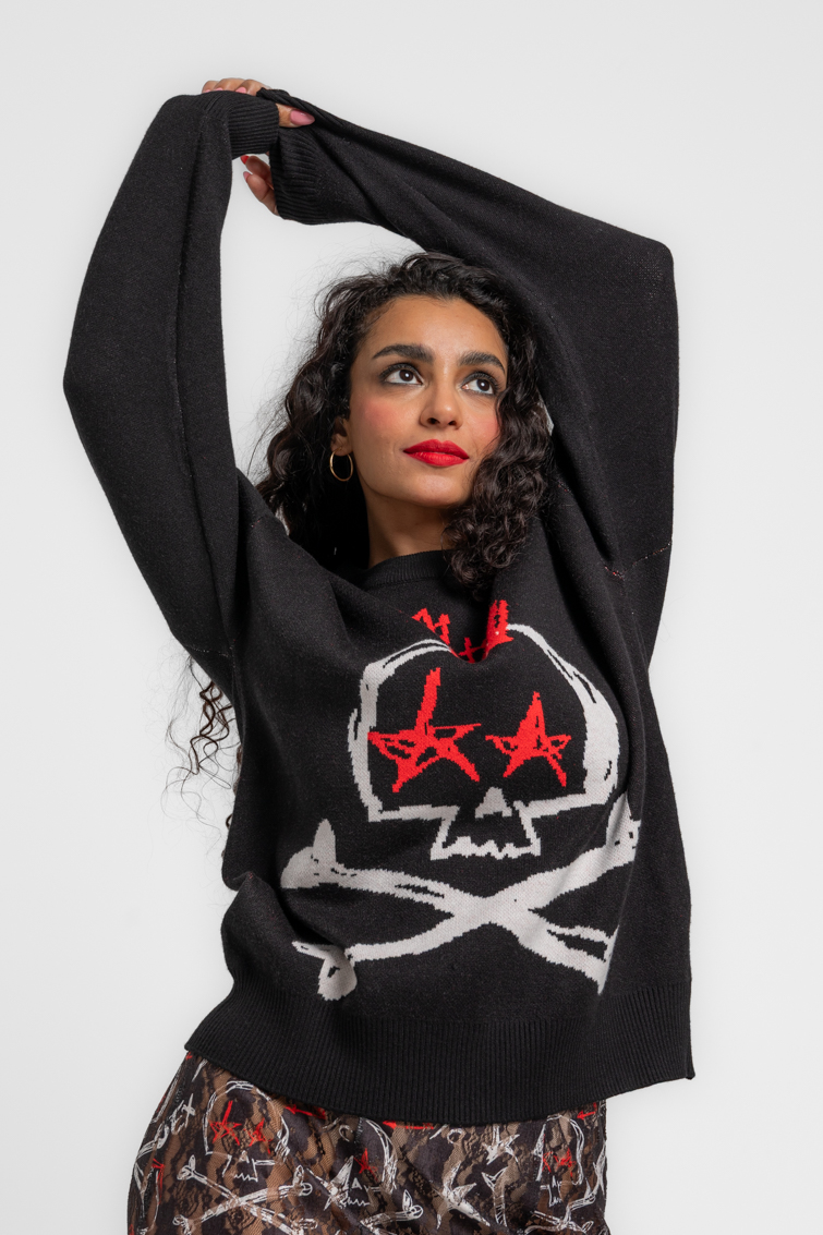 Suéter Oversize de Lolina – colección ROCK AND ROLL | Tiendas Via Vai