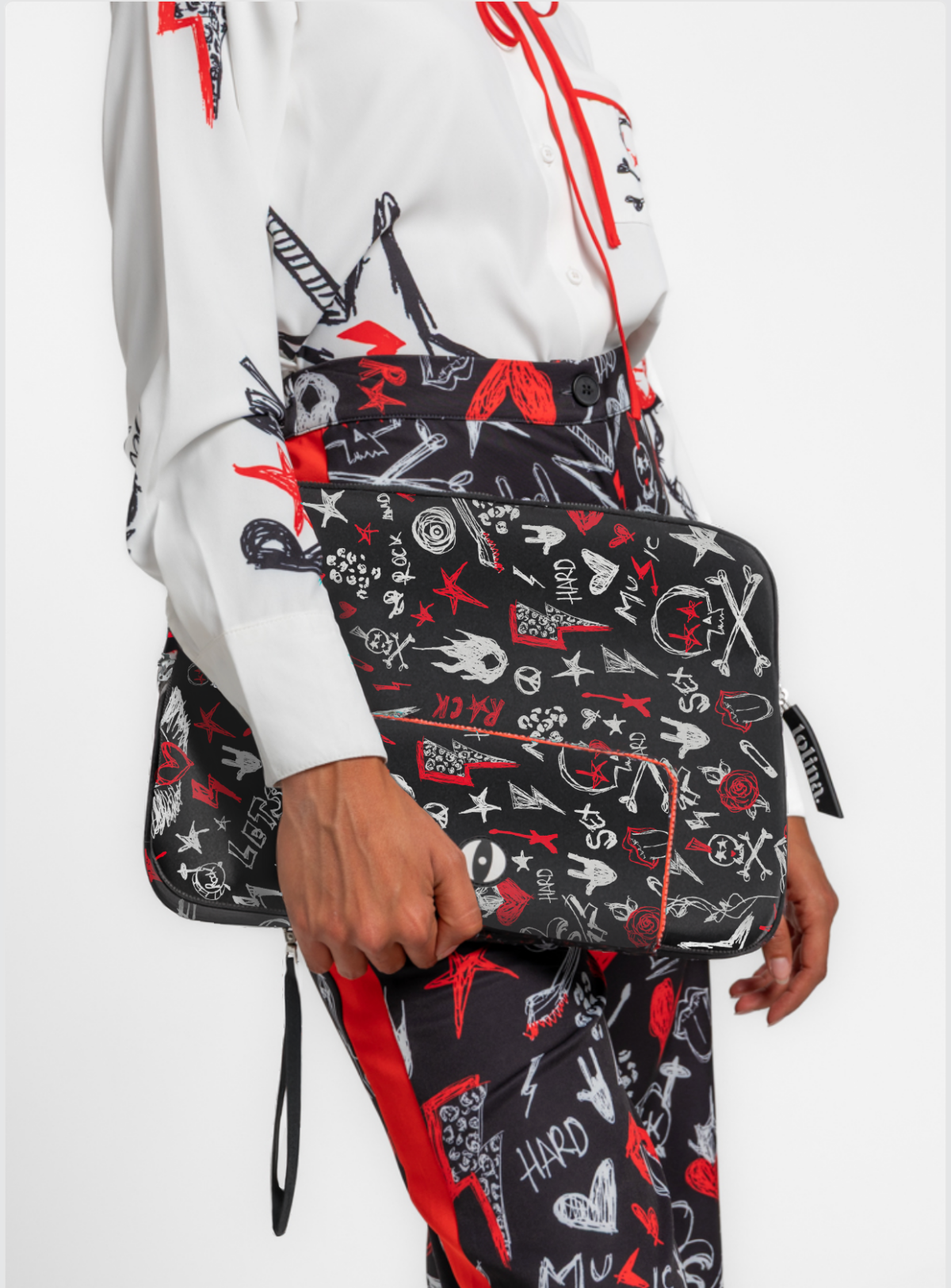 Funda portátil de Lolina – colección ROCK AND ROLL | Tiendas Via Vai