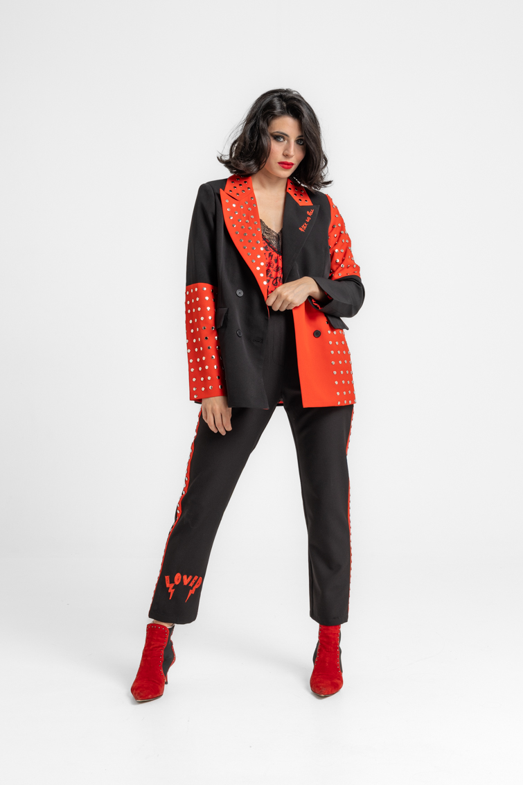 Blazer Piezas de Lolina – colección ROCK AND ROLL | Tiendas Via Vai