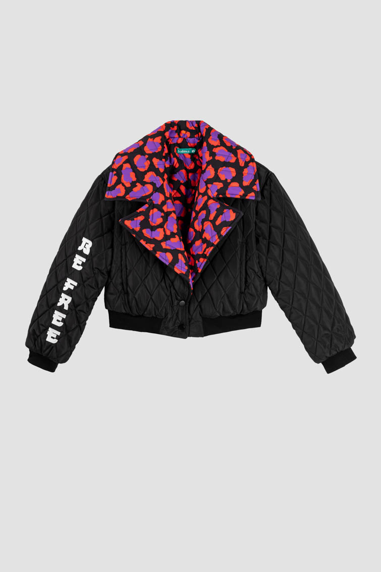 Chaqueta acolchada reversible de Lolina – colección You're gonna hear me roar | Tiendas Via Vai