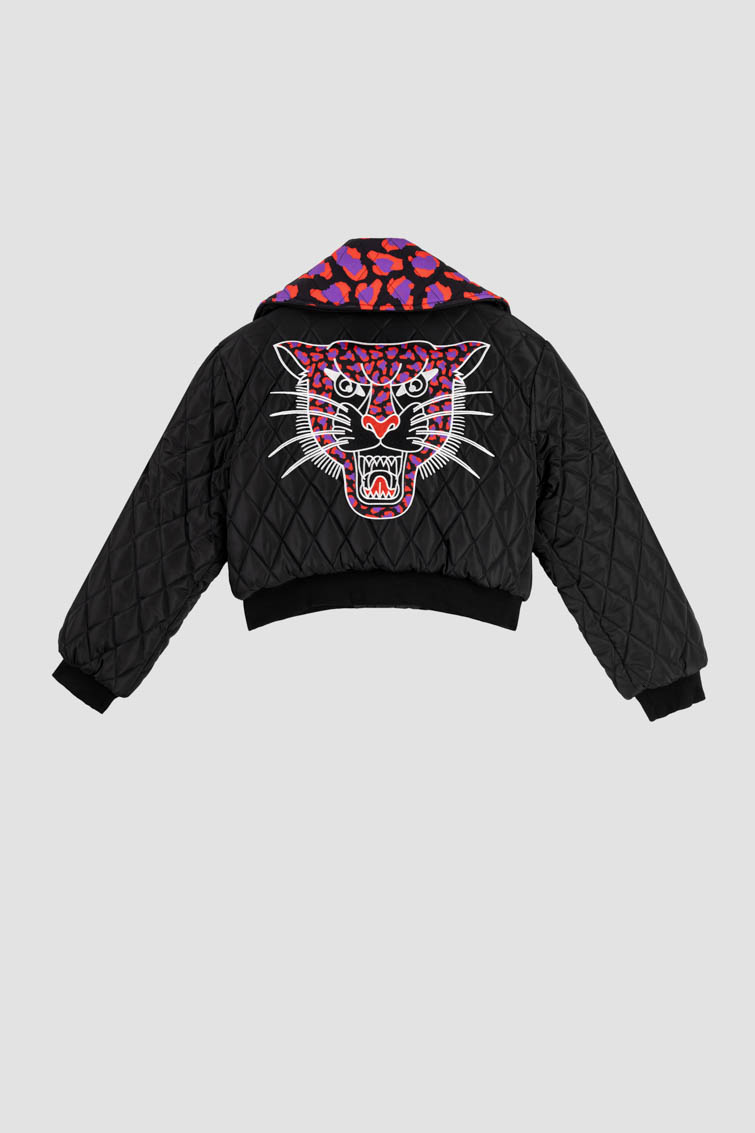 Chaqueta acolchada reversible de Lolina – colección You're gonna hear me roar | Tiendas Via Vai