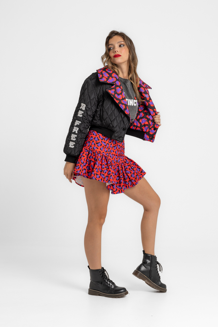 Chaqueta acolchada reversible de Lolina – colección You're gonna hear me roar | Tiendas Via Vai