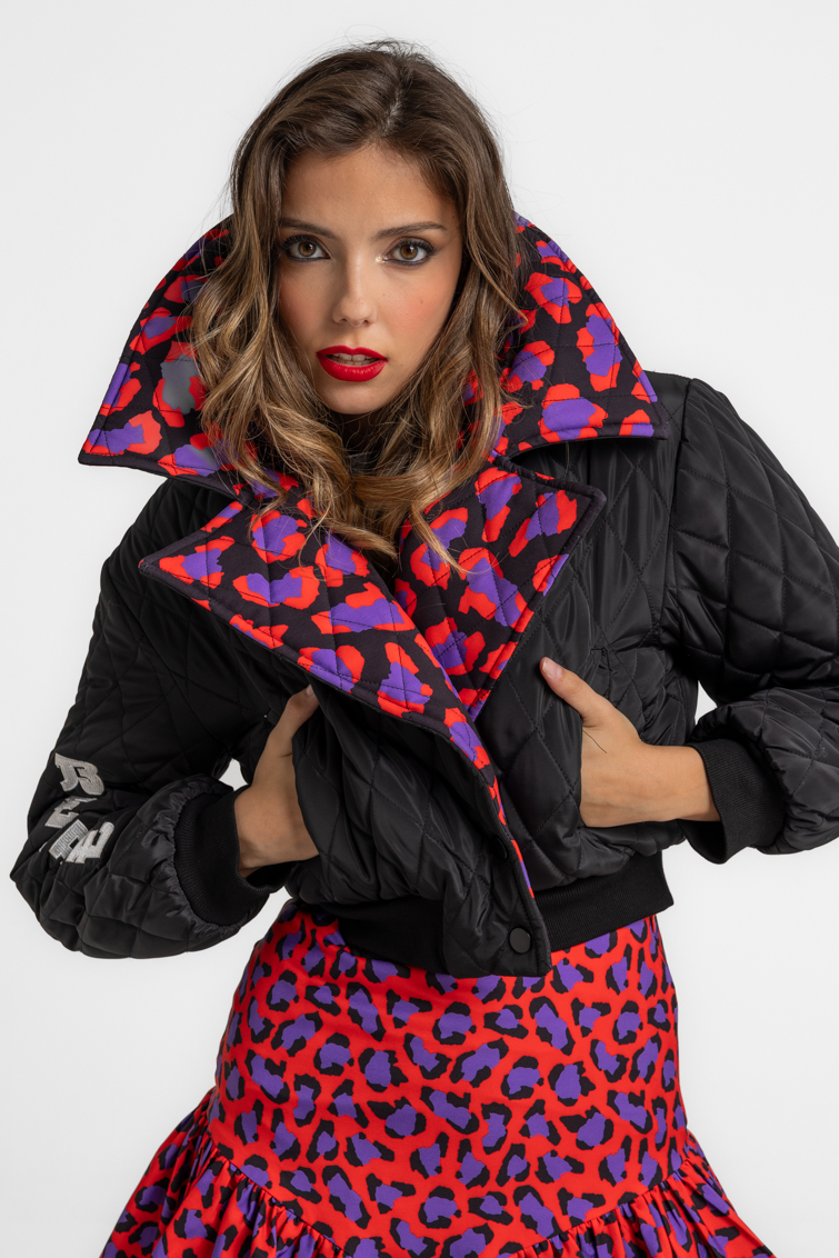 Chaqueta acolchada reversible de Lolina – colección You're gonna hear me roar | Tiendas Via Vai