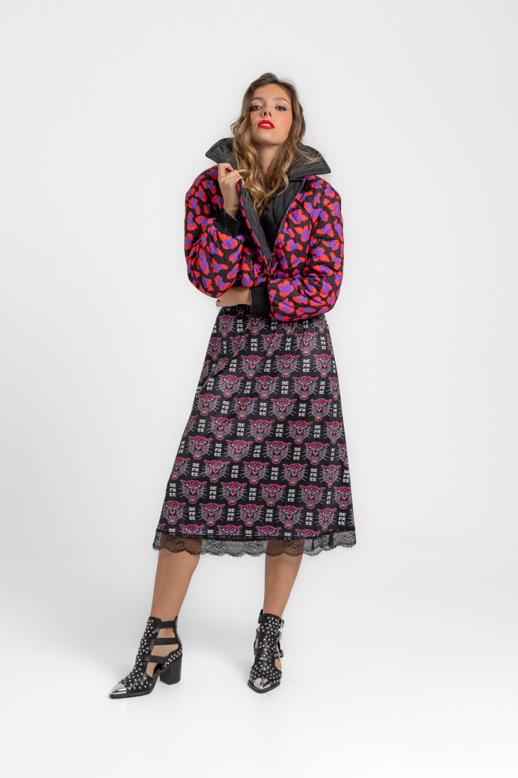 Chaqueta acolchada reversible de Lolina – colección You're gonna hear me roar | Tiendas Via Vai
