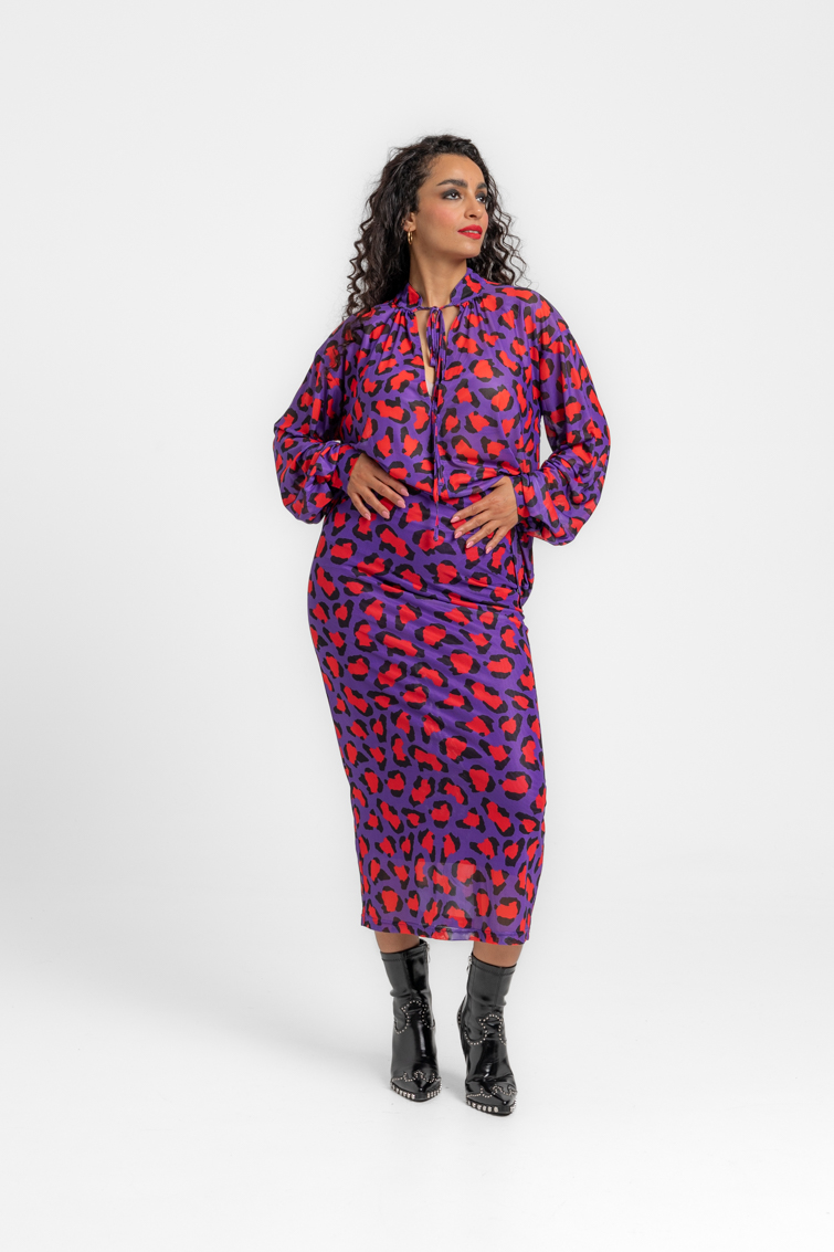 Falda tul ajustada de Lolina – colección Animal Instinct | Tiendas Via Vai