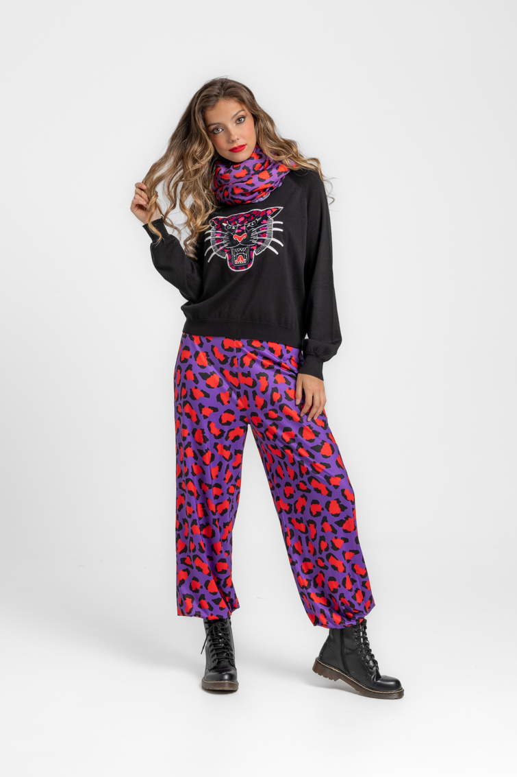 Pañuelo 70x180 de Lolina – colección Animal Instinct | Tiendas Via Vai