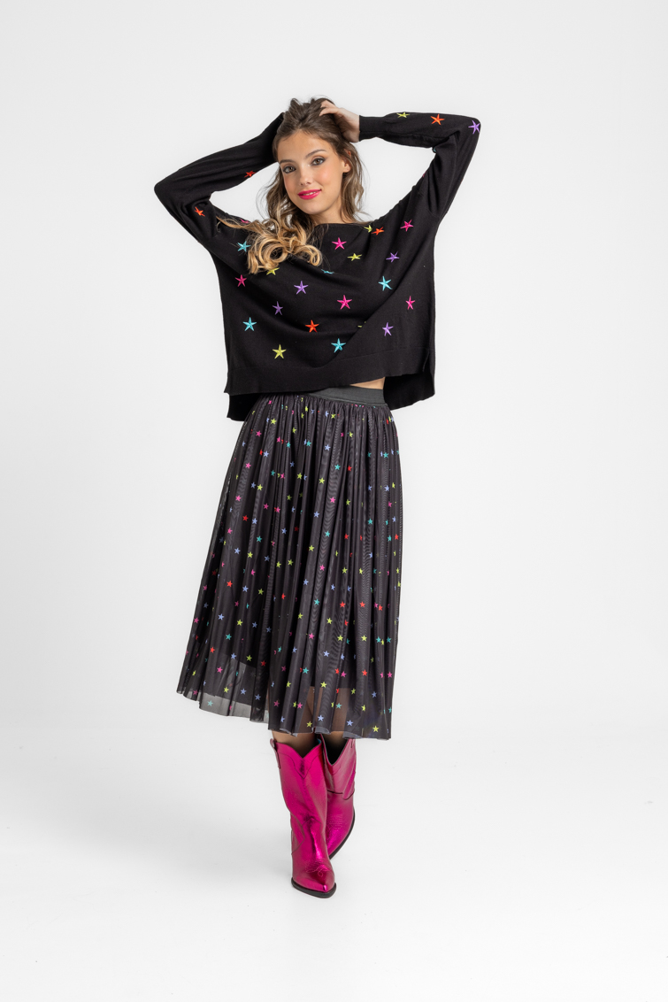 Suéter crop de Lolina – colección STARS | Tiendas Via Vai