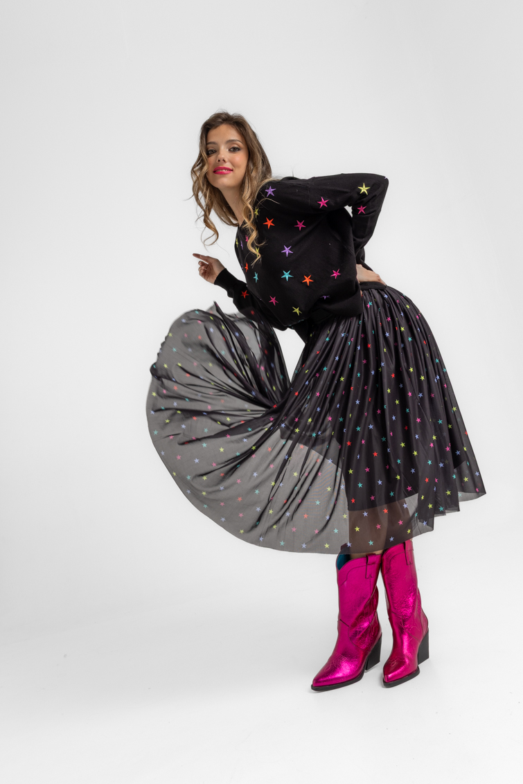 Suéter crop de Lolina – colección STARS | Tiendas Via Vai