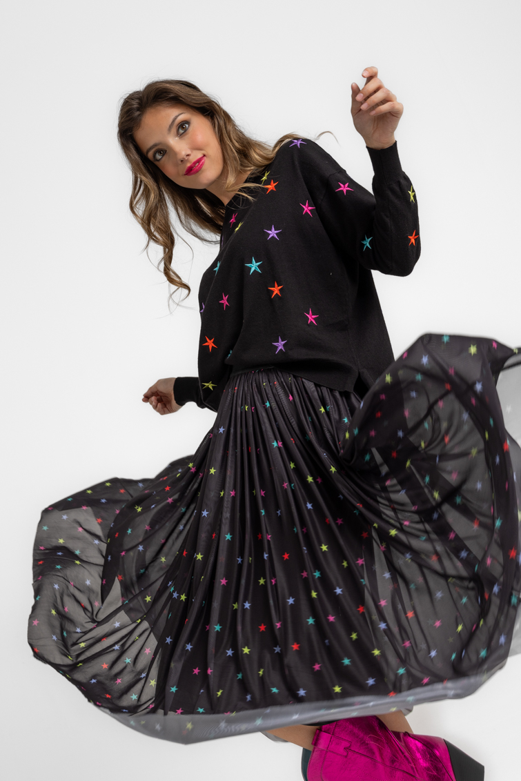 Suéter crop de Lolina – colección STARS | Tiendas Via Vai