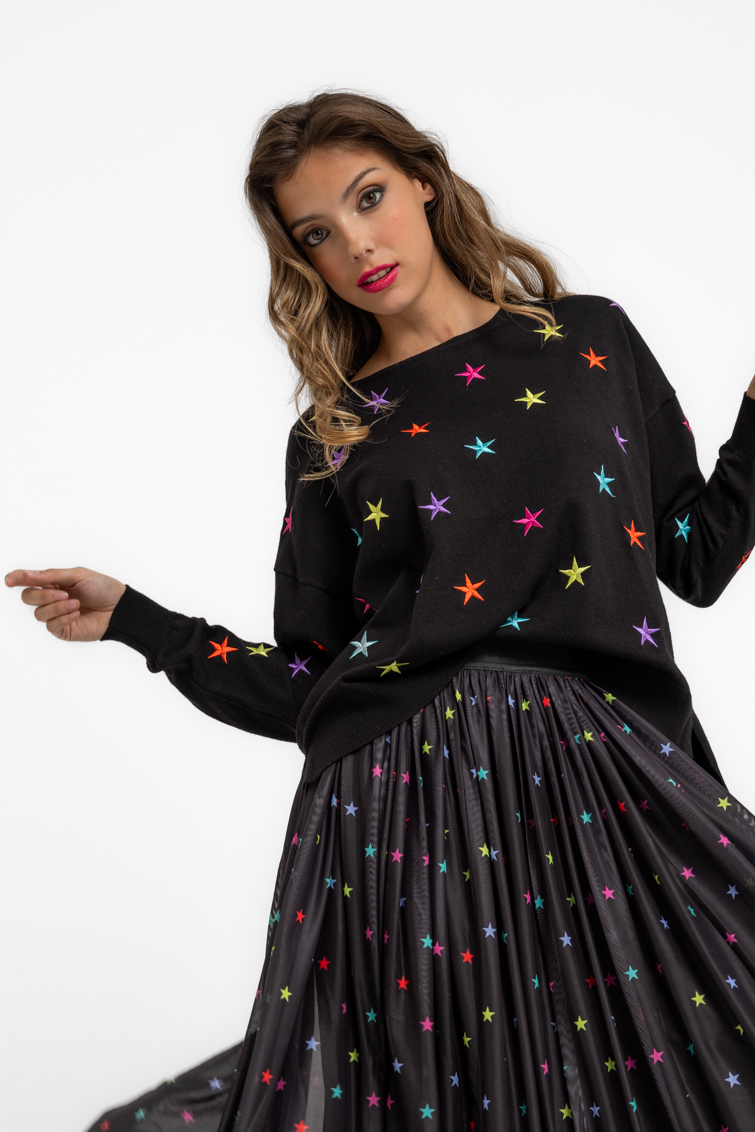 Suéter crop de Lolina – colección STARS | Tiendas Via Vai