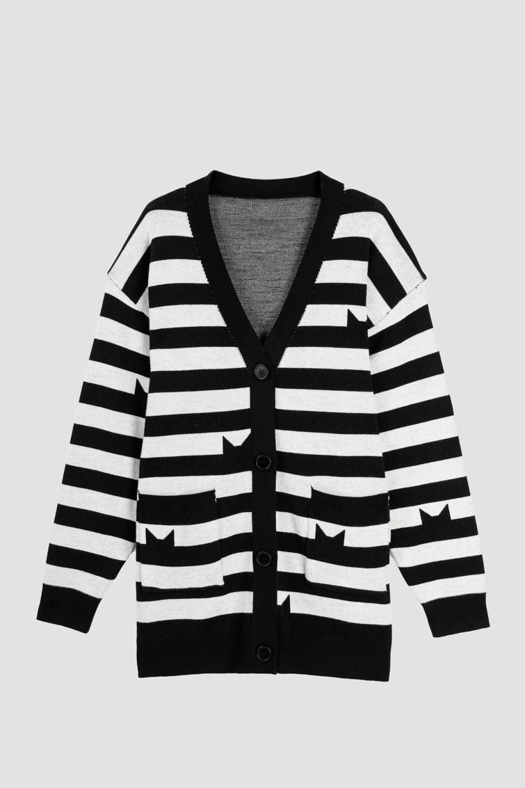 Cárdigan Large de Lolina – colección BLACK CAT | Tiendas Via Vai