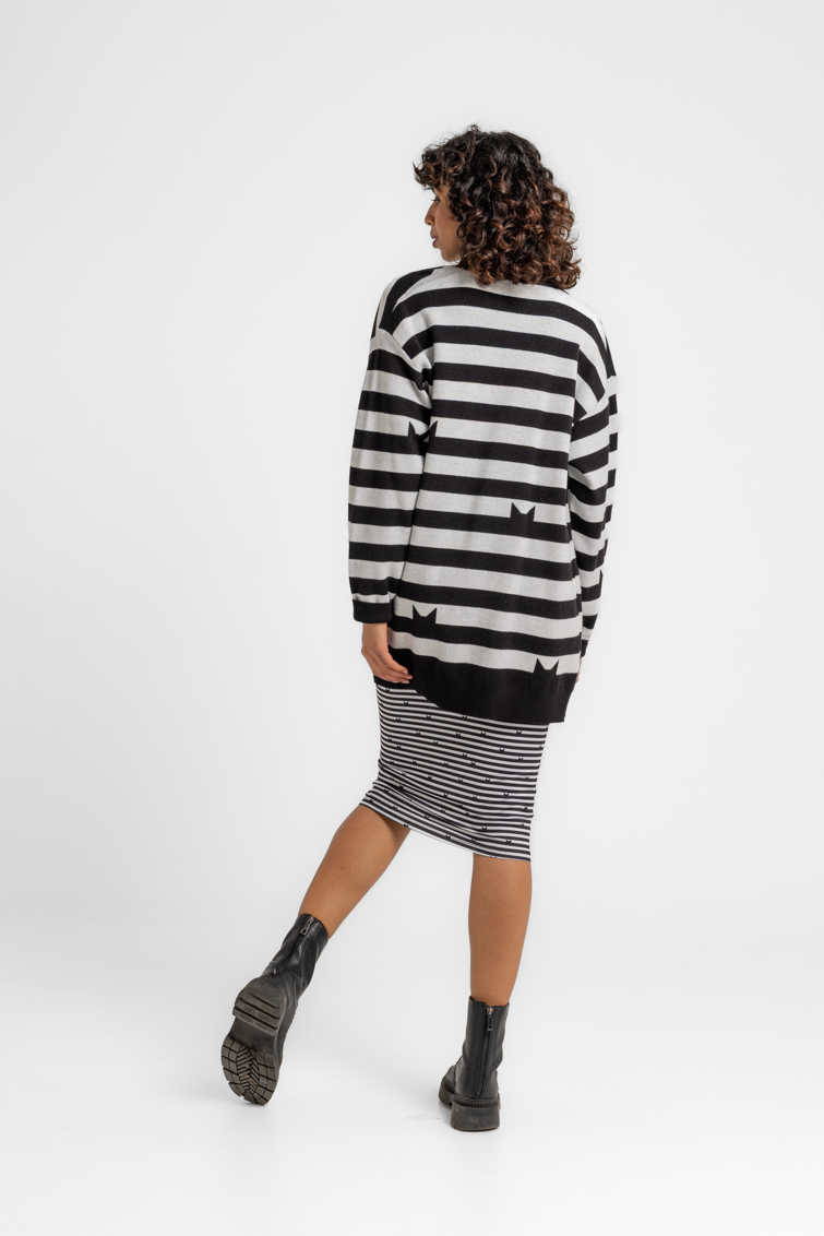 Cárdigan Large de Lolina – colección BLACK CAT | Tiendas Via Vai