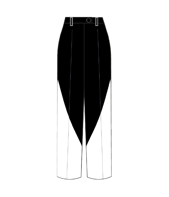 Pantalón recto combinado de Lolina – colección Otoño/Invierno 2026 | Tiendas Via Vai