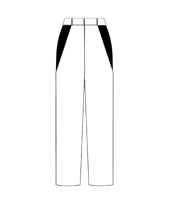 Pantalón recto combinado de Lolina – colección Otoño/Invierno 2026 | Tiendas Via Vai