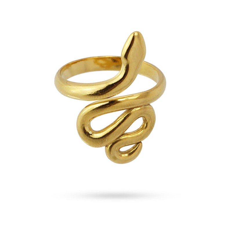 Anillo Serpiente Aan885 D Dorado