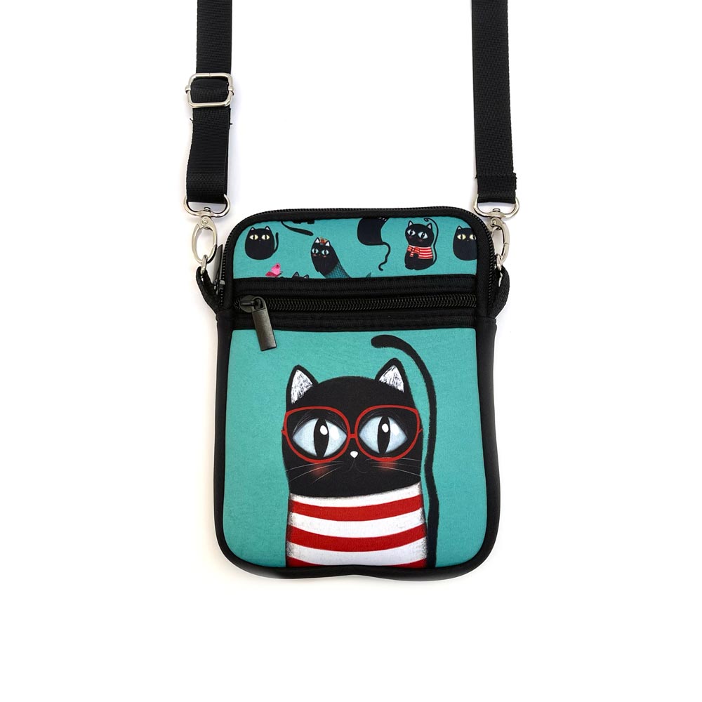 Mini Bolso Neopreno Cat Lover