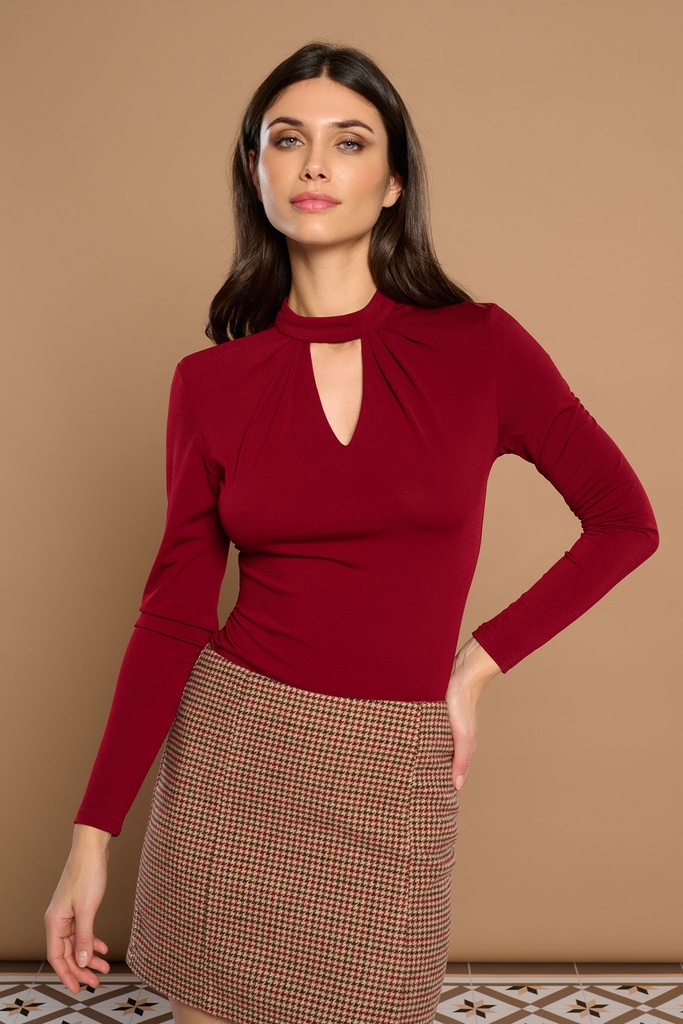 Cherry Maresca Top