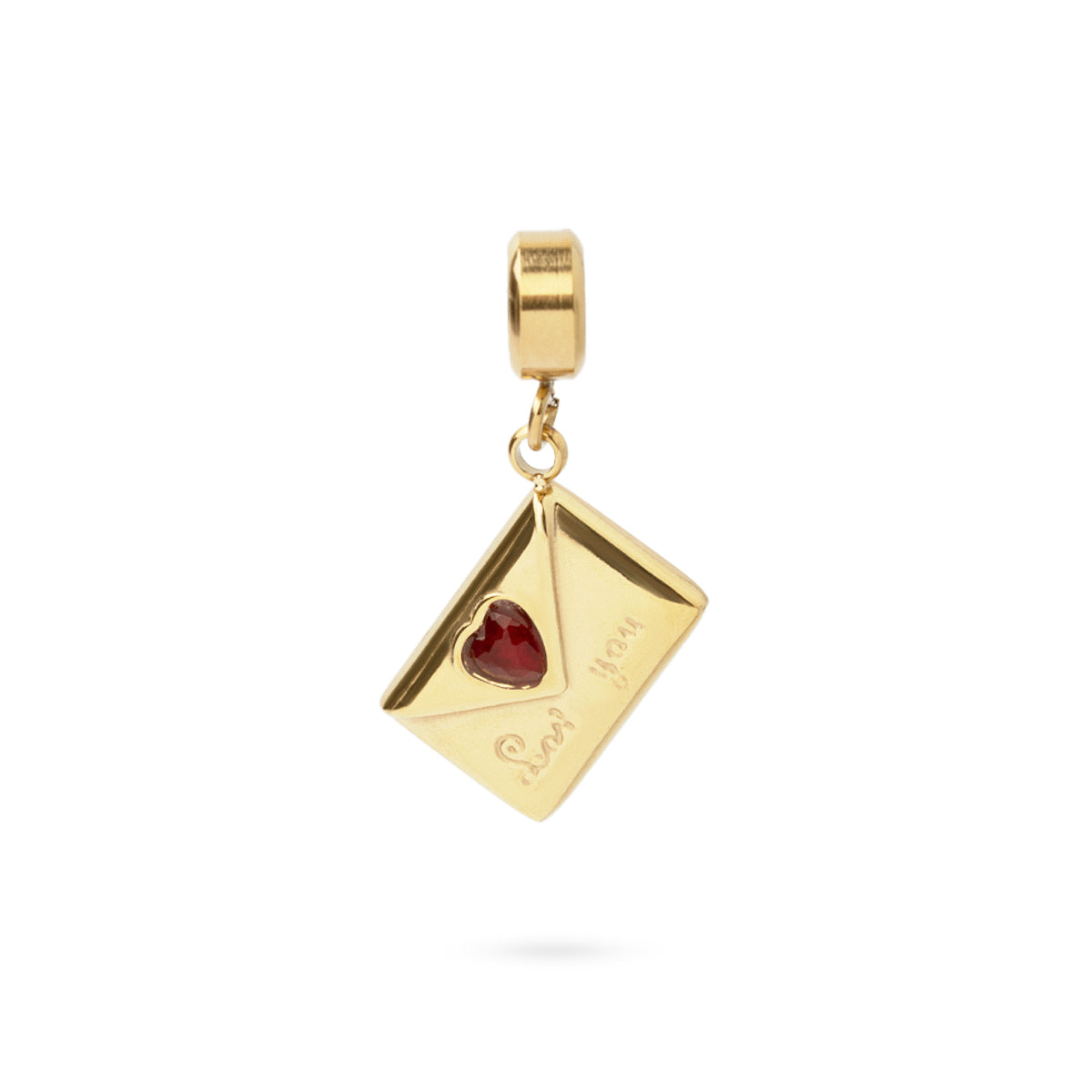 Charm Julieta en Dorado, bisutería de acero de la colección Charms — Tiendas Via Vai Estepona