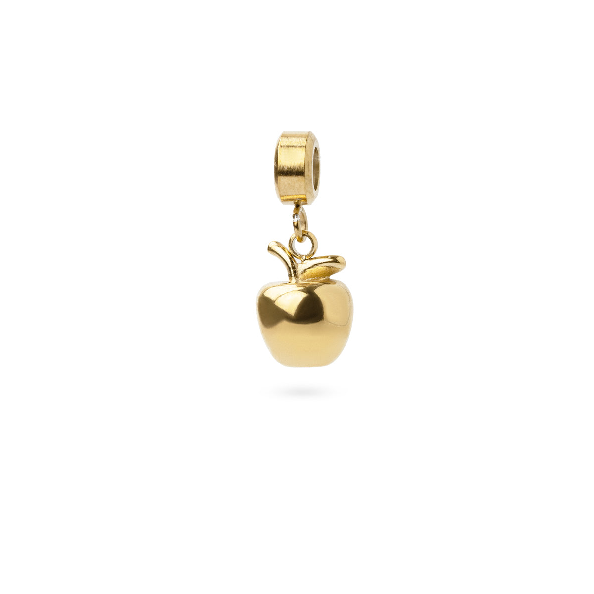 Charm Manzana en Dorado, bisutería de acero de la colección Charms — Tiendas Via Vai Estepona