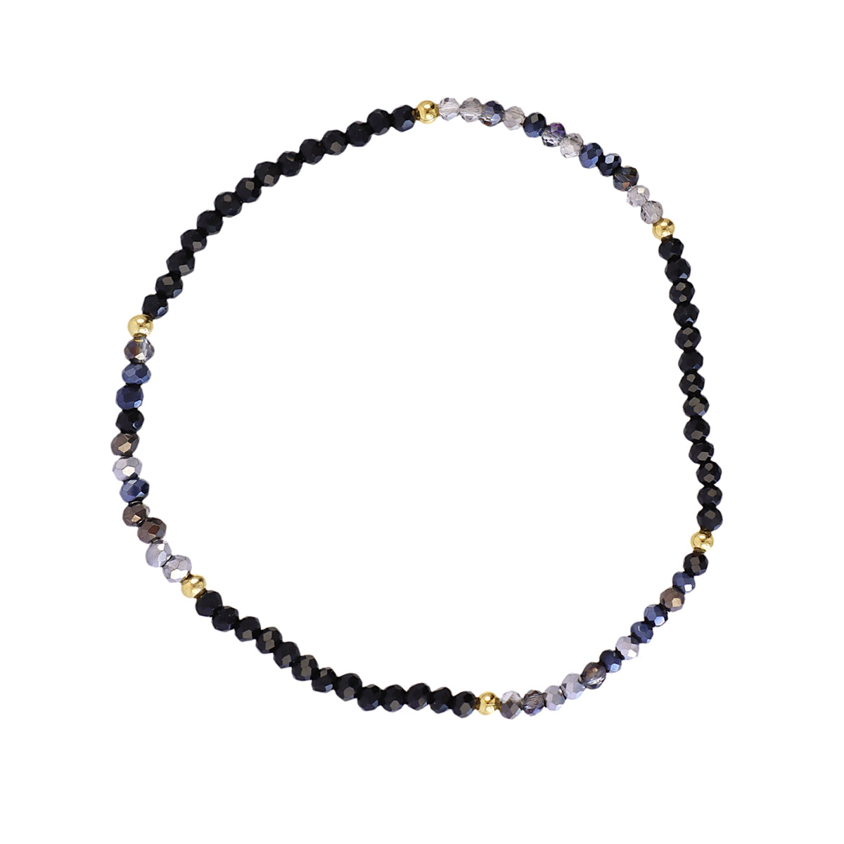 Pulsera Elástica Spirit Fina Multicolor en B, bisutería de acero de la colección Sand Dust — Tiendas Via Vai Estepona