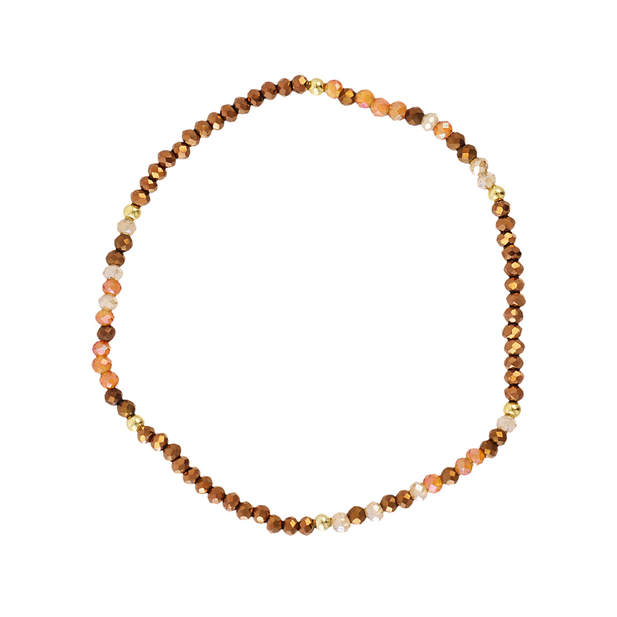 Pulsera Elástica Spirit Fina Multicolor en C, bisutería de acero de la colección Sand Dust — Tiendas Via Vai Estepona