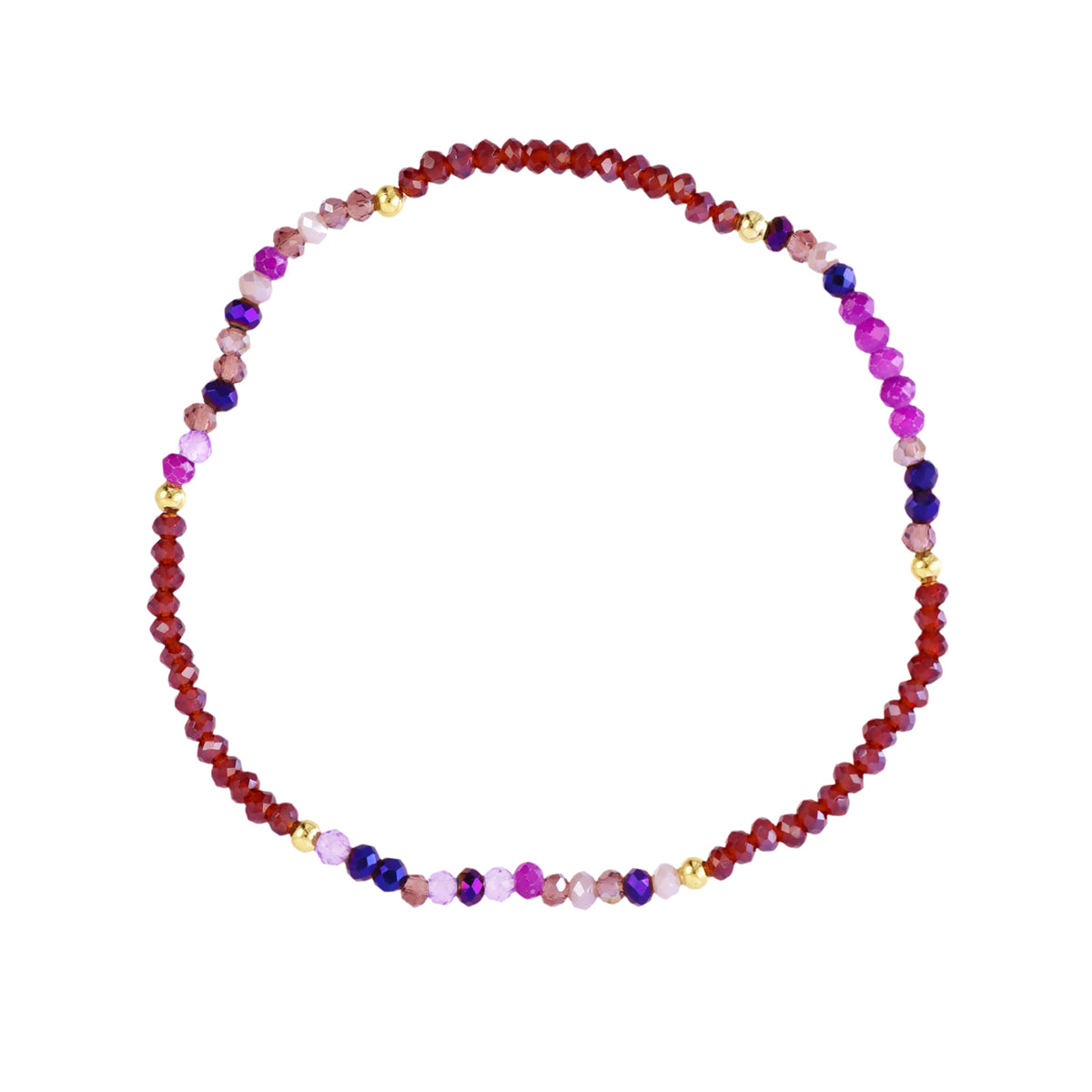 Pulsera Elástica Spirit Fina Multicolor en D, bisutería de acero de la colección Sand Dust — Tiendas Via Vai Estepona