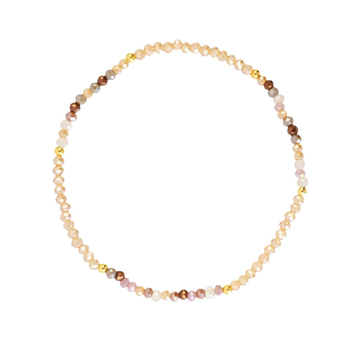 Pulsera Elástica Spirit Fina Multicolor en E, bisutería de acero de la colección Sand Dust — Tiendas Via Vai Estepona