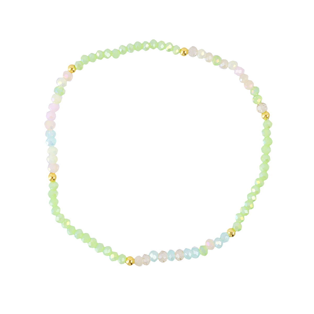 Pulsera Elástica Spirit Fina Multicolor en G, bisutería de acero de la colección Sand Dust — Tiendas Via Vai Estepona