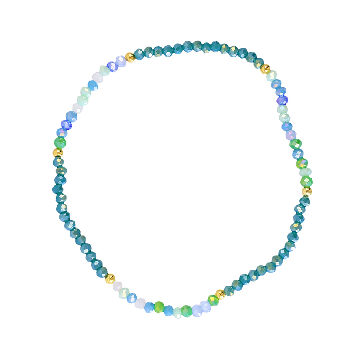 Pulsera Elástica Spirit Fina Multicolor en H, bisutería de acero de la colección Sand Dust — Tiendas Via Vai Estepona