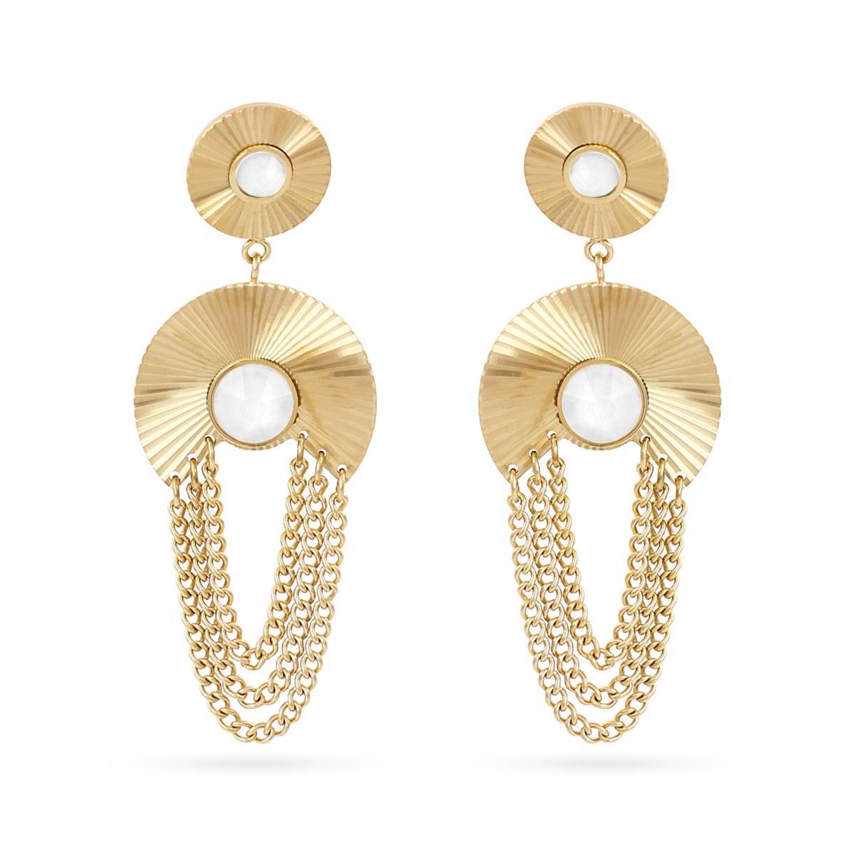 DPE437 POR DEFINIR PENDIENTES SUNFLOWERS SS26 MODELO 3 - Colección  SUNFLOWERS BL