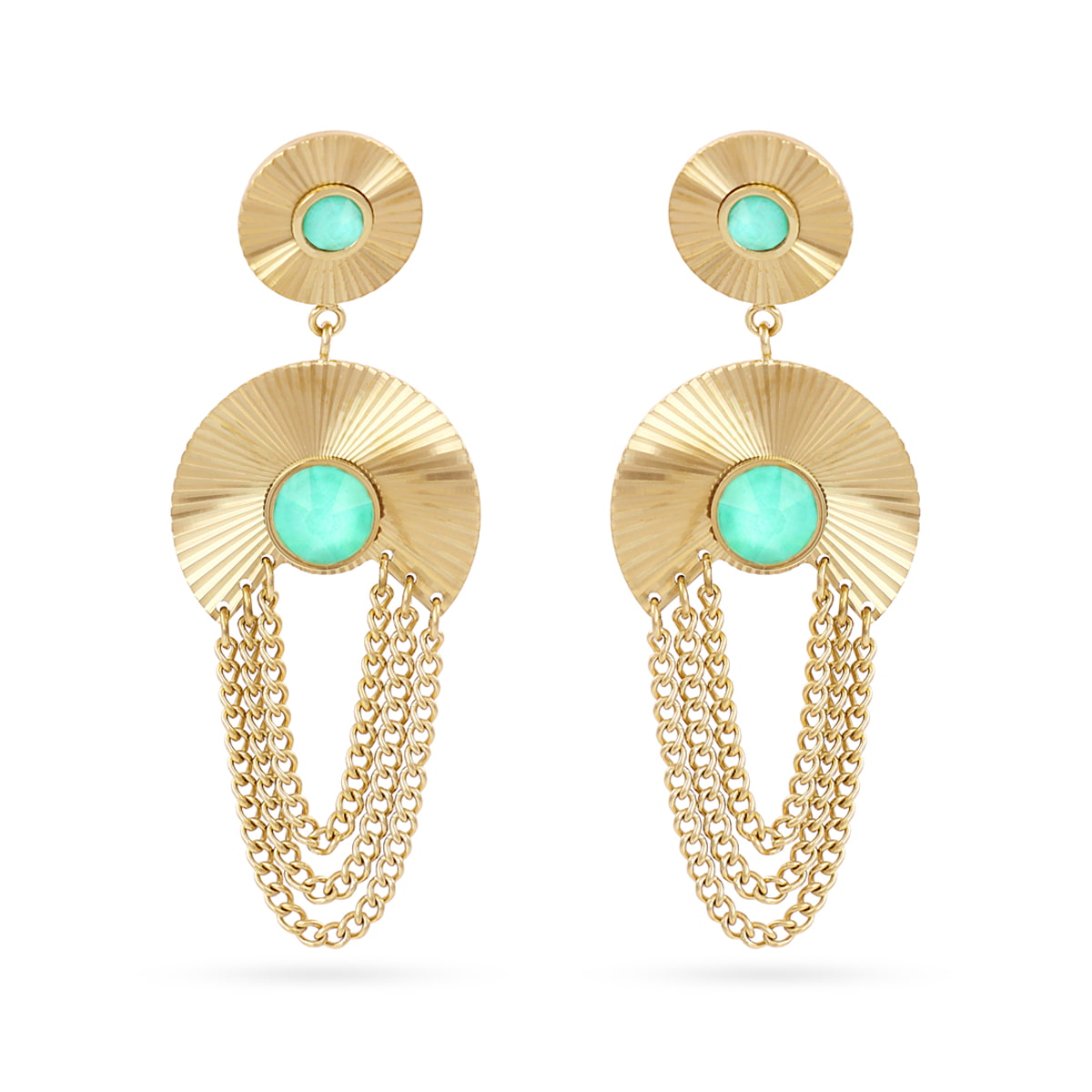 DPE437 POR DEFINIR PENDIENTES SUNFLOWERS SS26 MODELO 3 - Colección  SUNFLOWERS VER