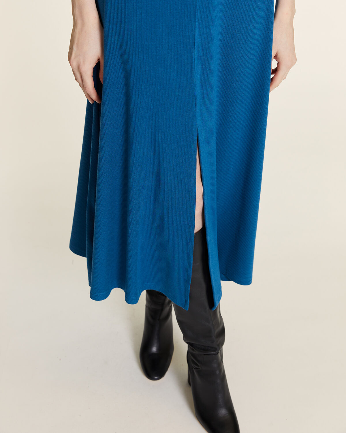 Falda De Canale Azul Azul