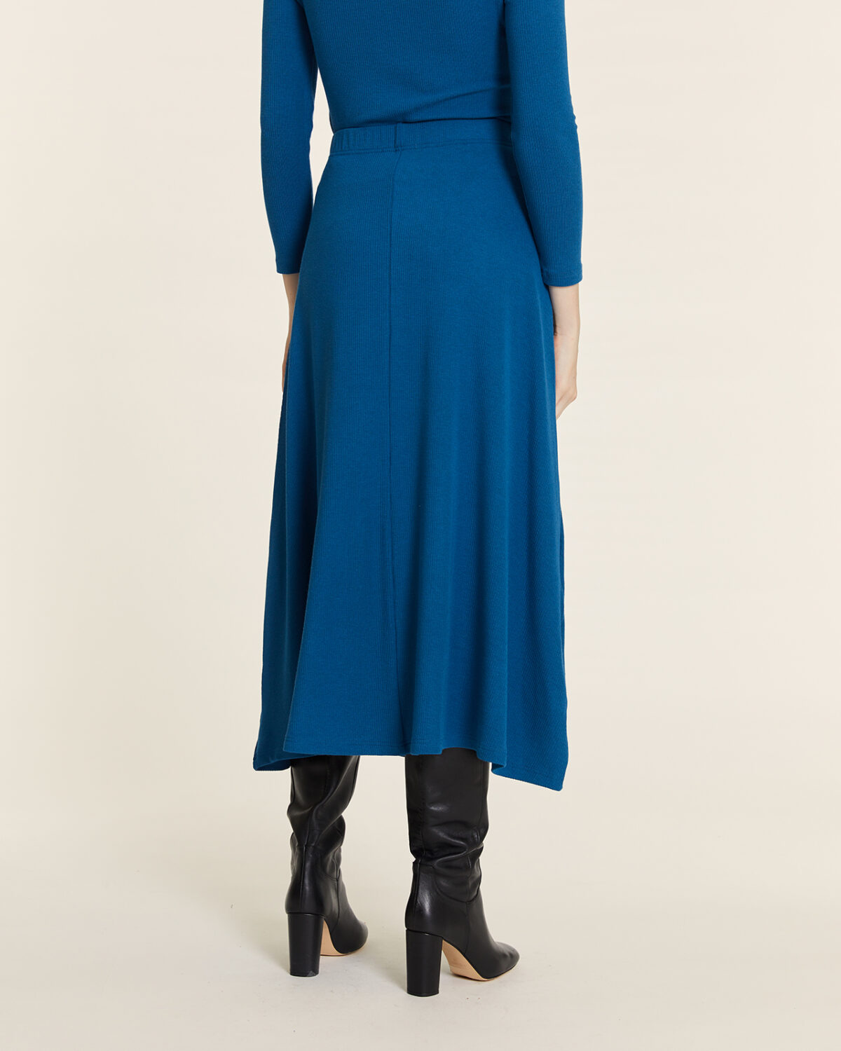 Falda De Canale Azul Azul