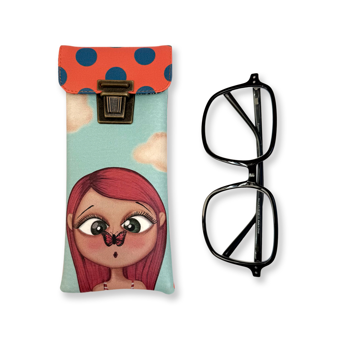Funda Para Gafas Mariposa