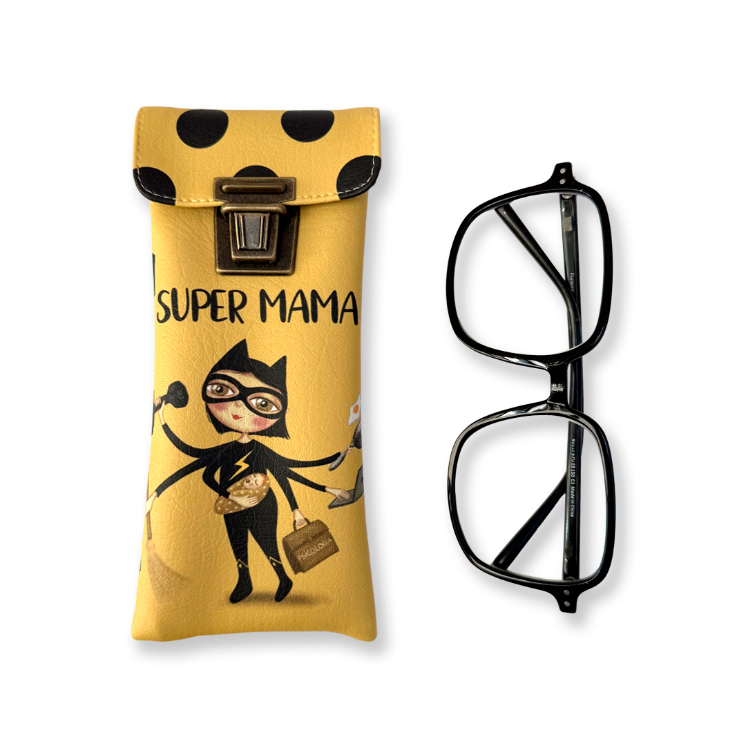 Funda Para Gafas Super Cat Mama