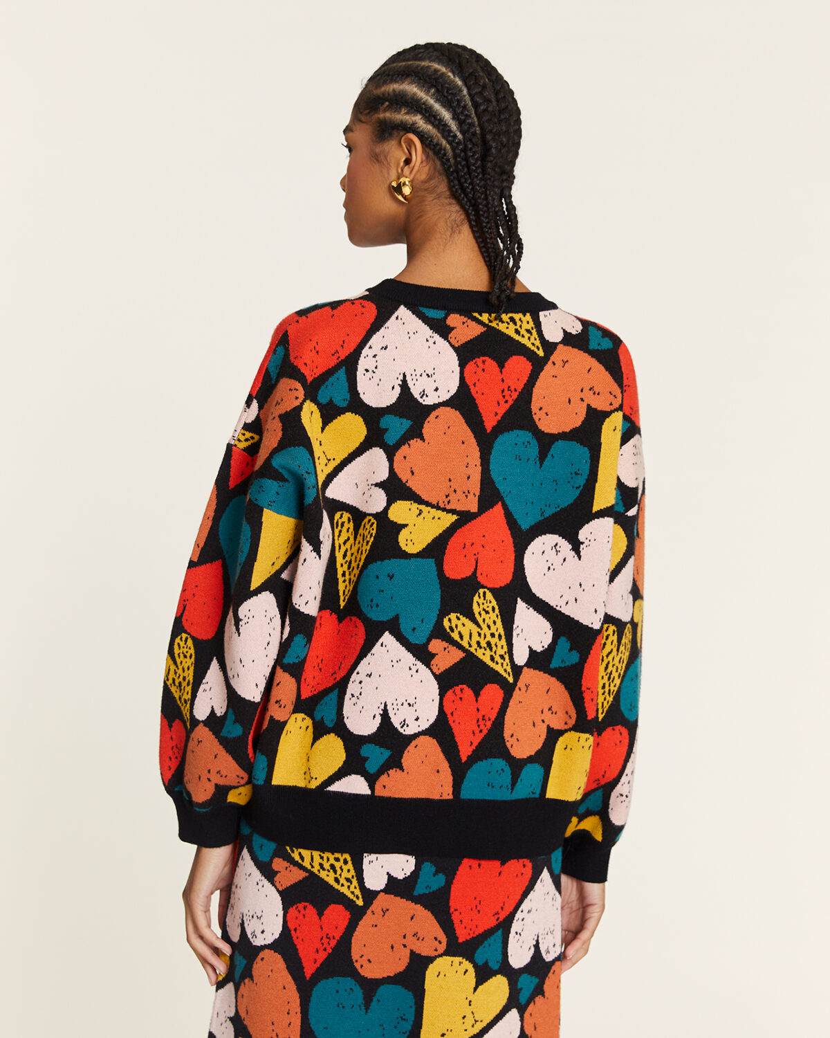 Jersey Corazones Negro