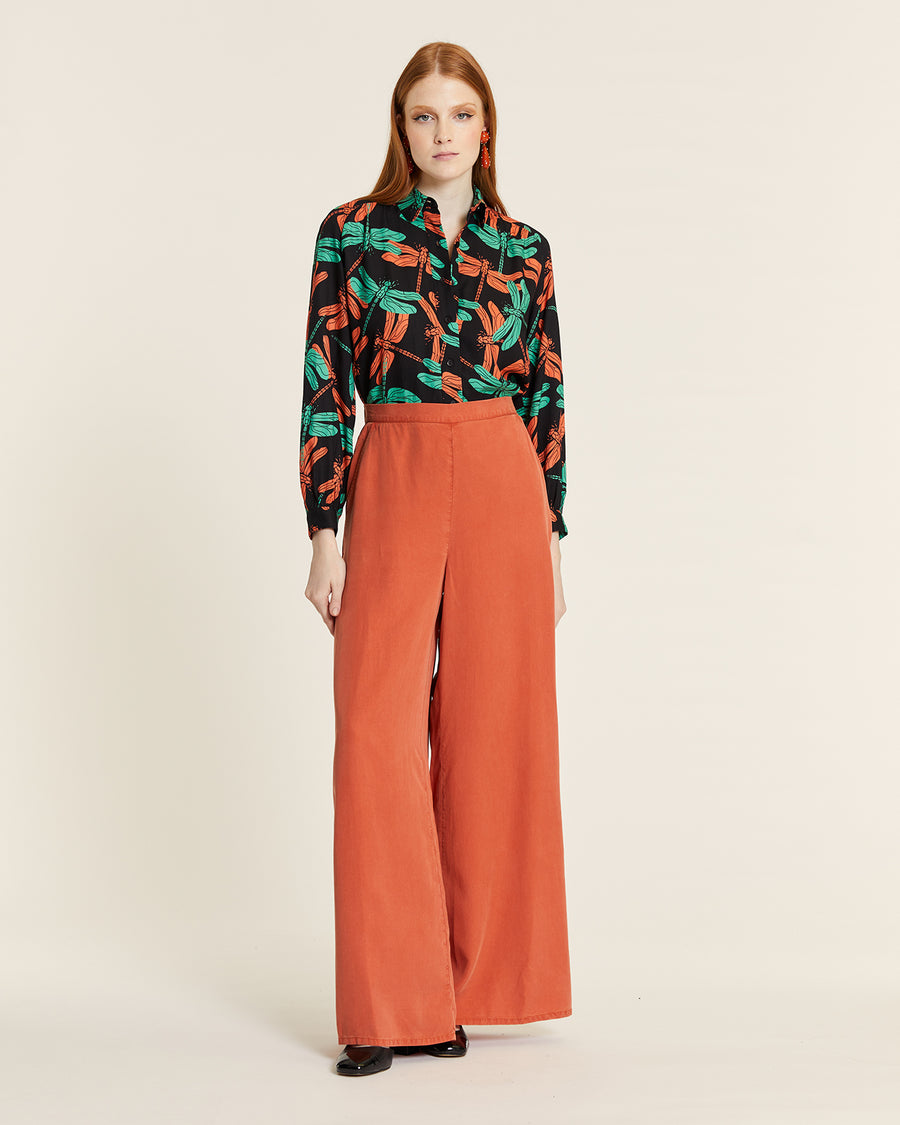 Pantalon Fluido Tencel Toffe