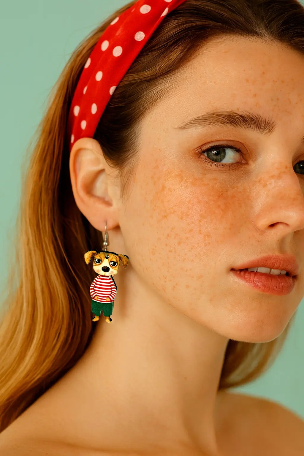 Pendientes Madera Dog Lover