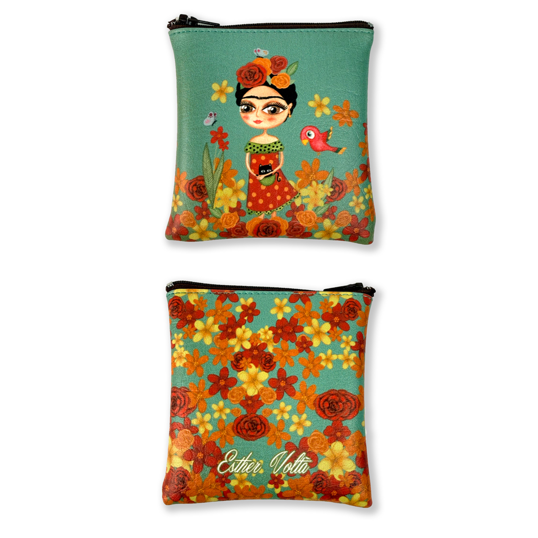 Portamonedas Frida Flores