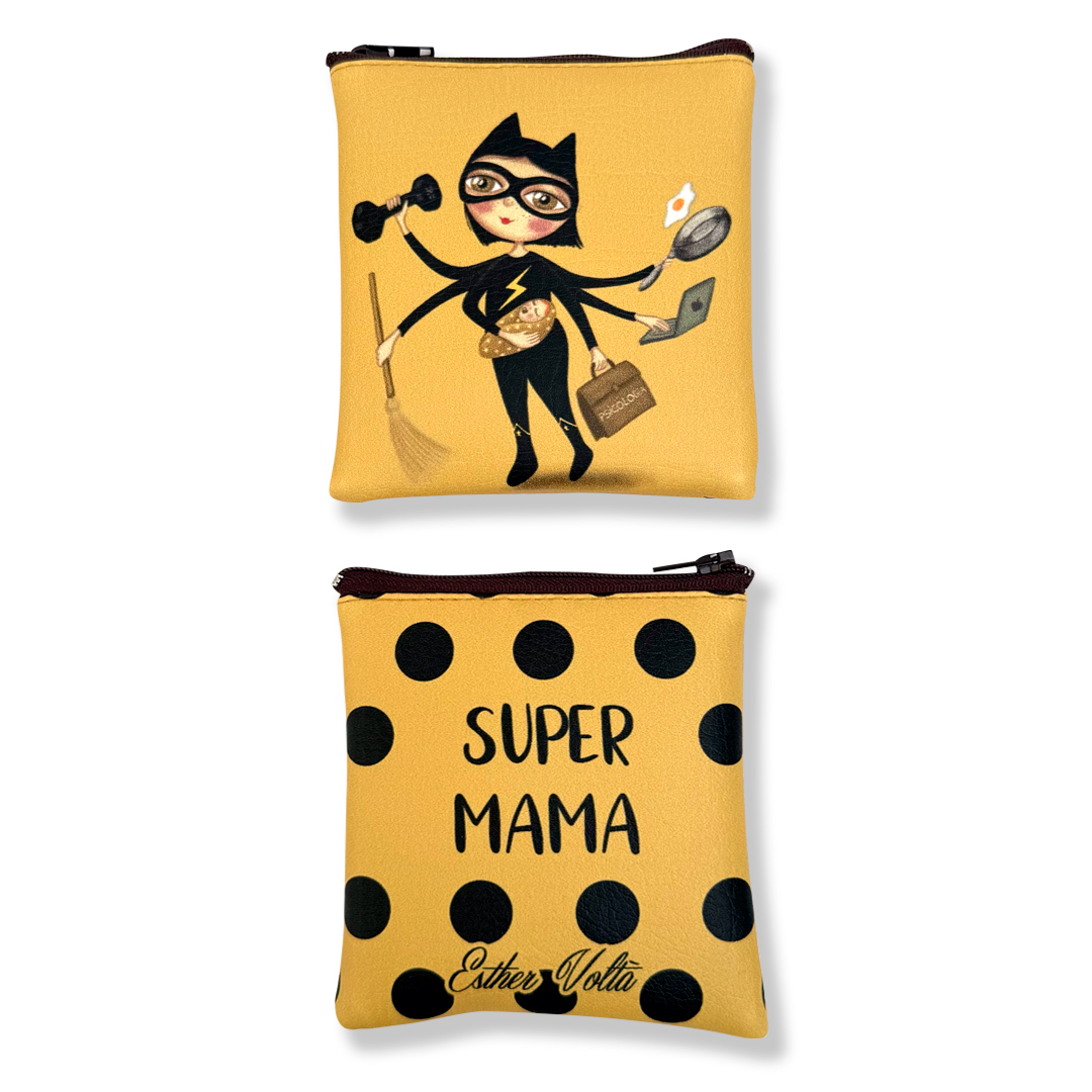 Portamonedas Super Cat Mama
