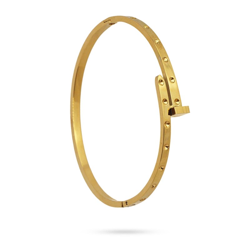 Pulsera Clavo Bpu654 D Dorado